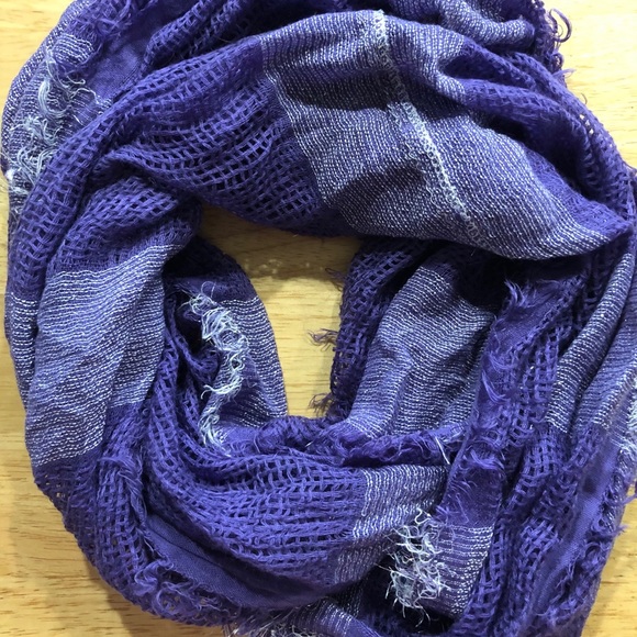 Accessories - Purple Infinity Scarf